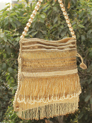 Mehar Potli Bag-Golden