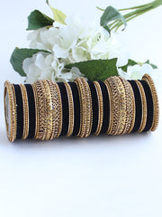 Maryam Bangle Set-Black