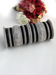 Maryam Bangle Set-Black