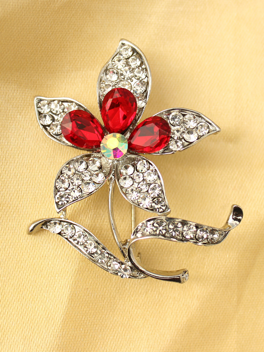 Karan Pin Broach-Red