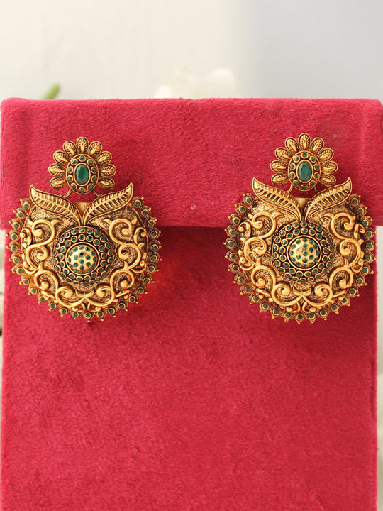 Divisha Earrings-Green