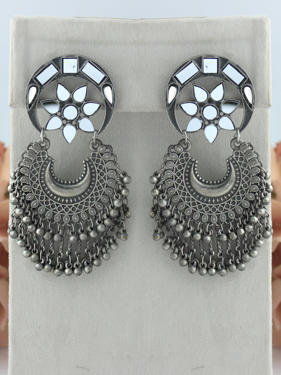 Erina Earrings-Antique Silver