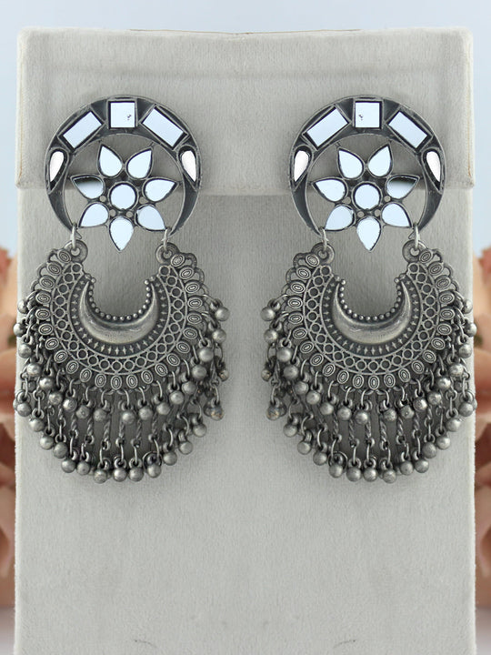 Erina Earrings-Antique Silver