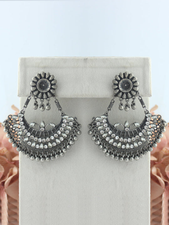 Risna Earrings-Antique Silver