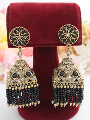 Azzah Earrings-Black