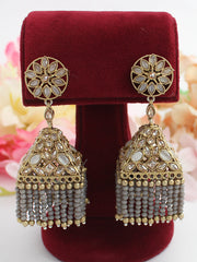 Azzah Earrings-Grey