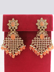 Karuna Earrings-Peach