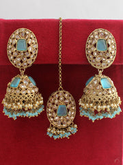 Saanvi Earrings & Tikka