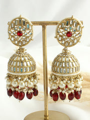 Chetna Mirror Jhumki Earrings