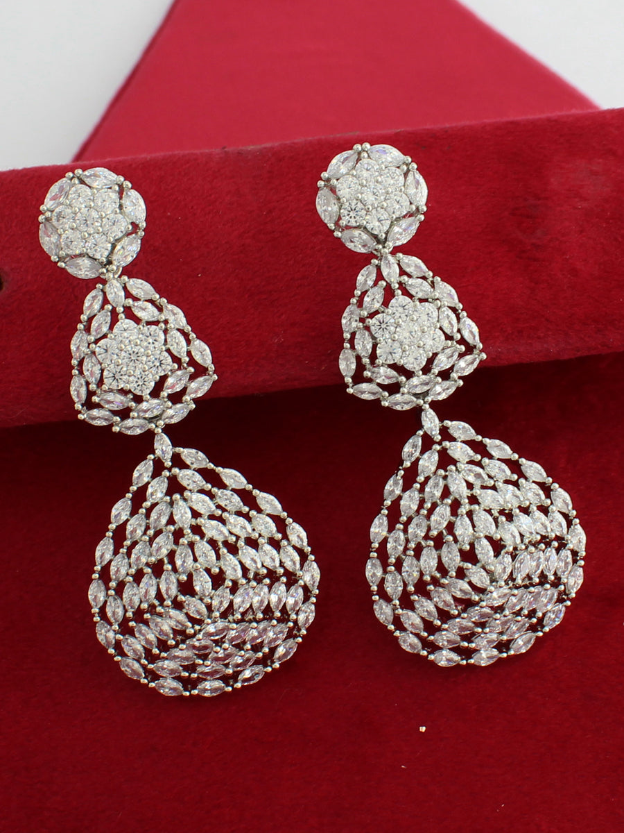 Sobia Earrings-Silver