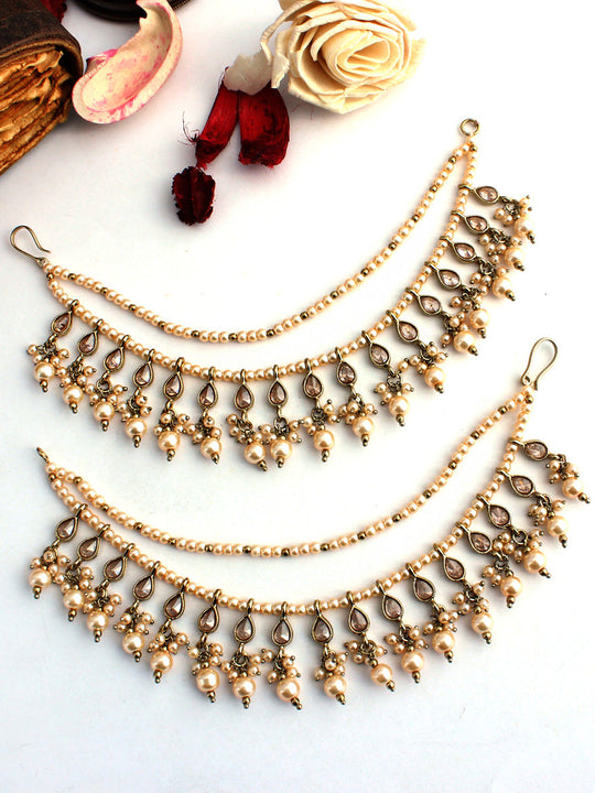 Rabia Ear Chain-Gold