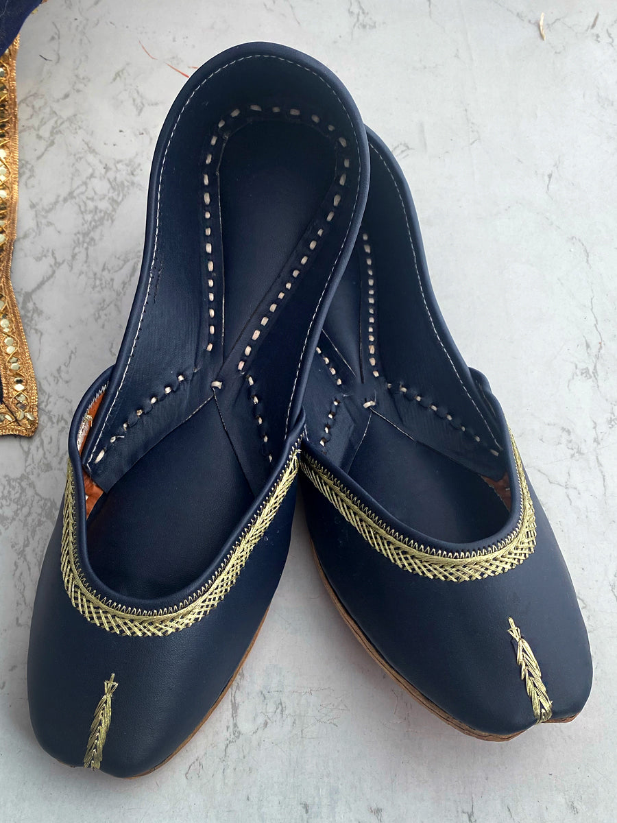 Baarish (Rain)-Navy Blue