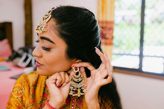 Kamya Earrings & Tikka