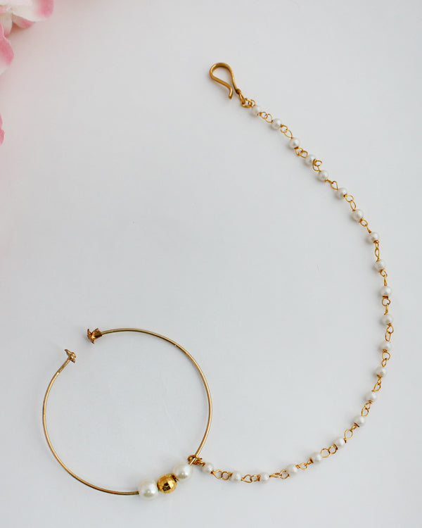 Deepali Nose Ring-Gold