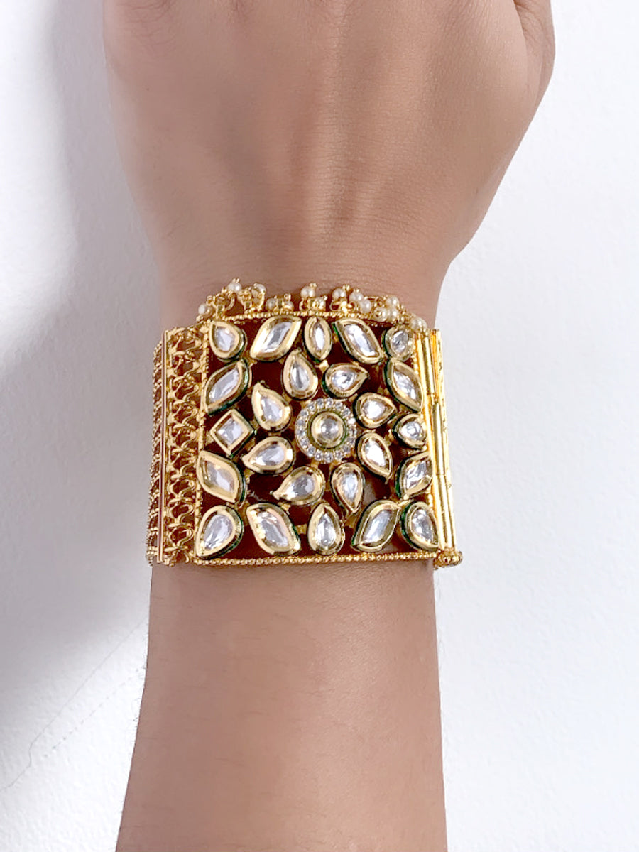 Raas Cuff Bracelet-White