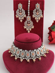 Iraj Necklace Set- peach