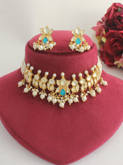 Suhani Necklace Set-Turquoise