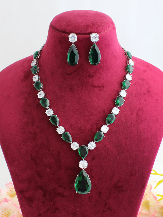 Oxford Necklace Set-Green