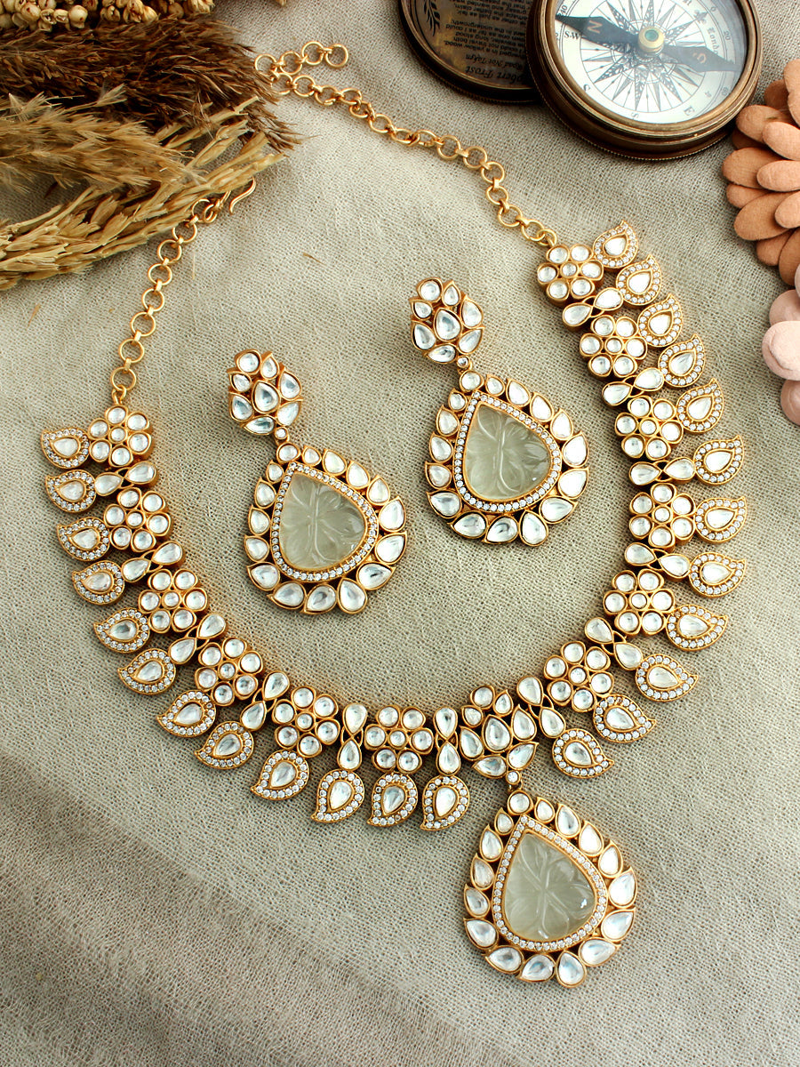 Malaysia Necklace Set-Ivory