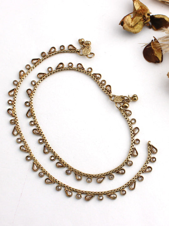 Zareen Anklet Payal-Gold