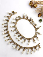 Rubina Anklet Payal-White