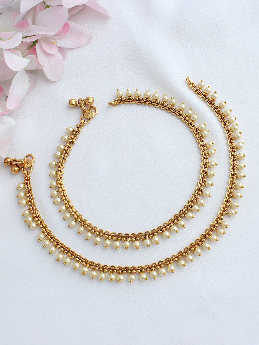 Revti Anklet Payal-Gold