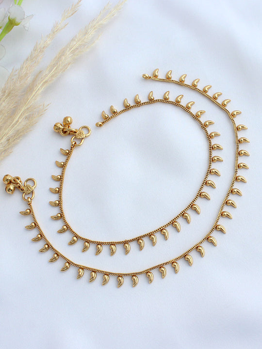 Malini Anklet Payal-Gold