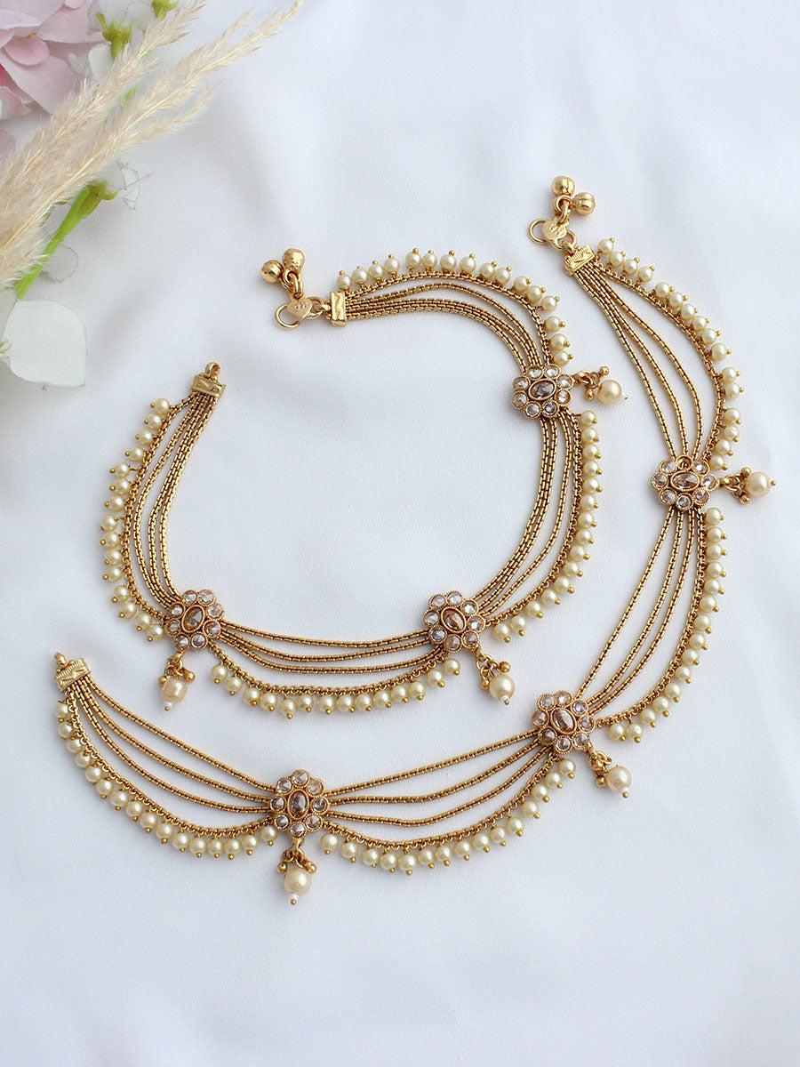 Anaika Anklet Payal-Gold