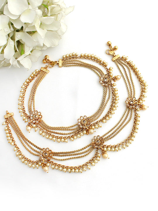 Anaika Anklet Payal-Gold