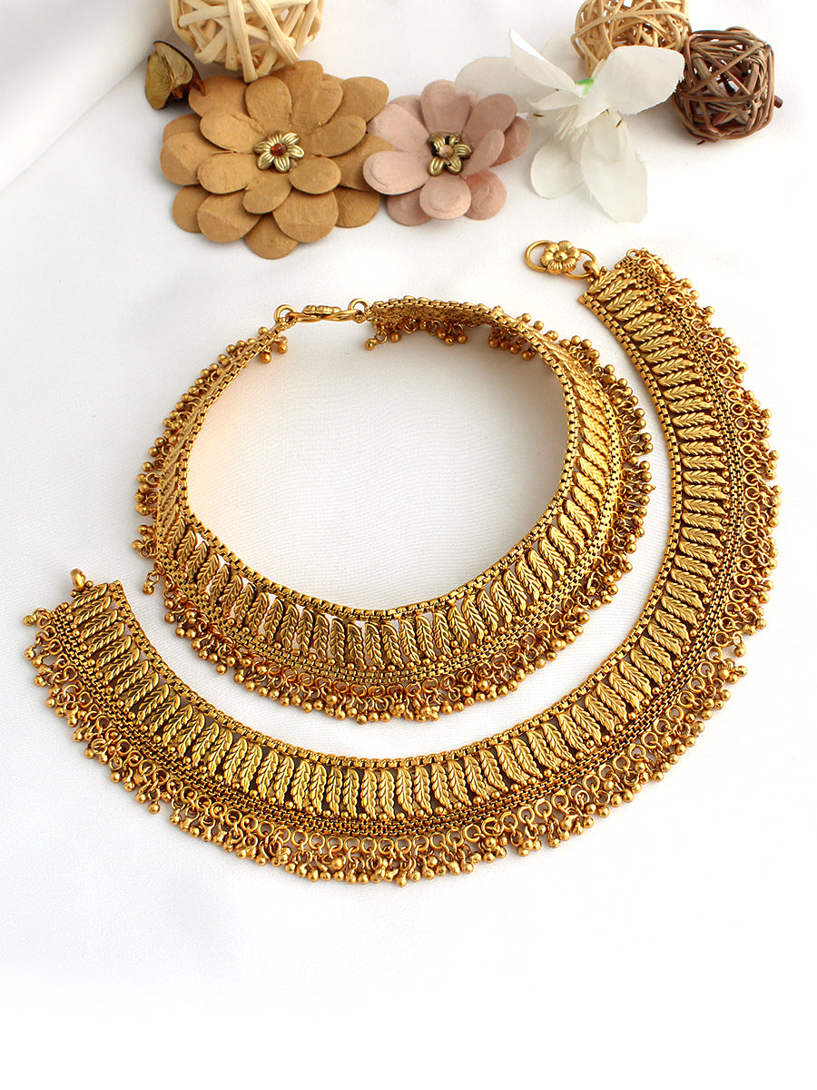 Prajna Anklet Payal-Gold