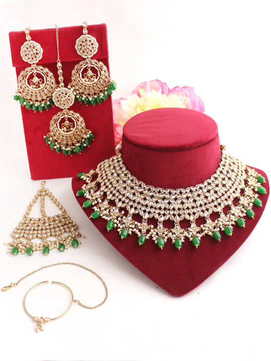 Ishana Bridal Set-Green