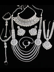 Chetna Bridal Set-Silver