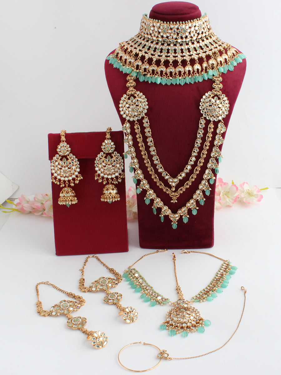 Niyati Bridal Set-Mint Green