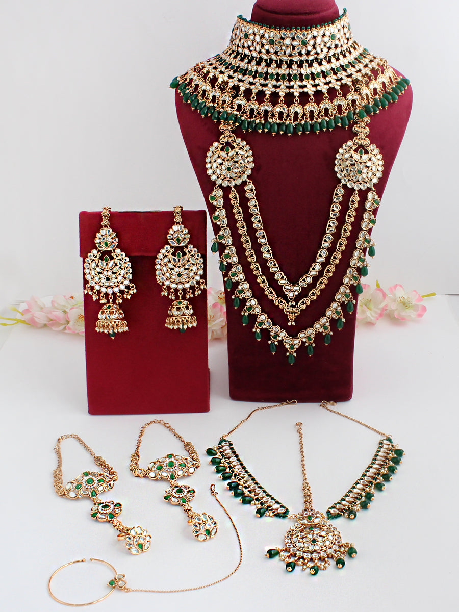 Niyati Bridal Set-Green