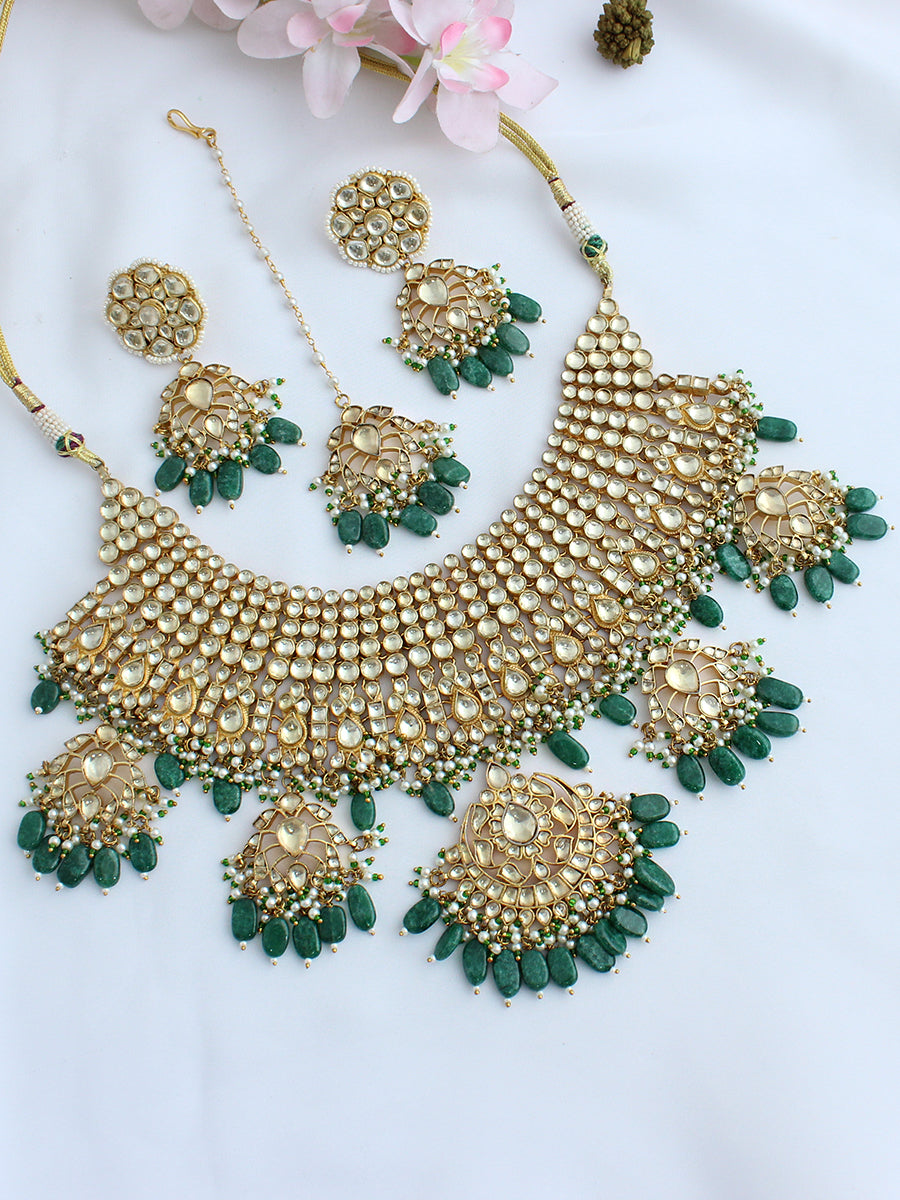 Prishti Bridal Set-Green