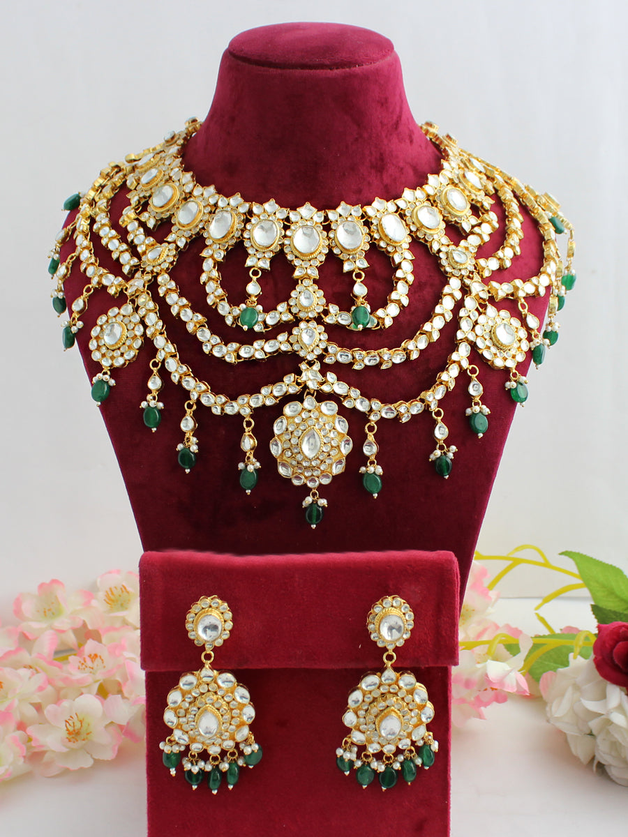 Shivangi Bridal Set-Green