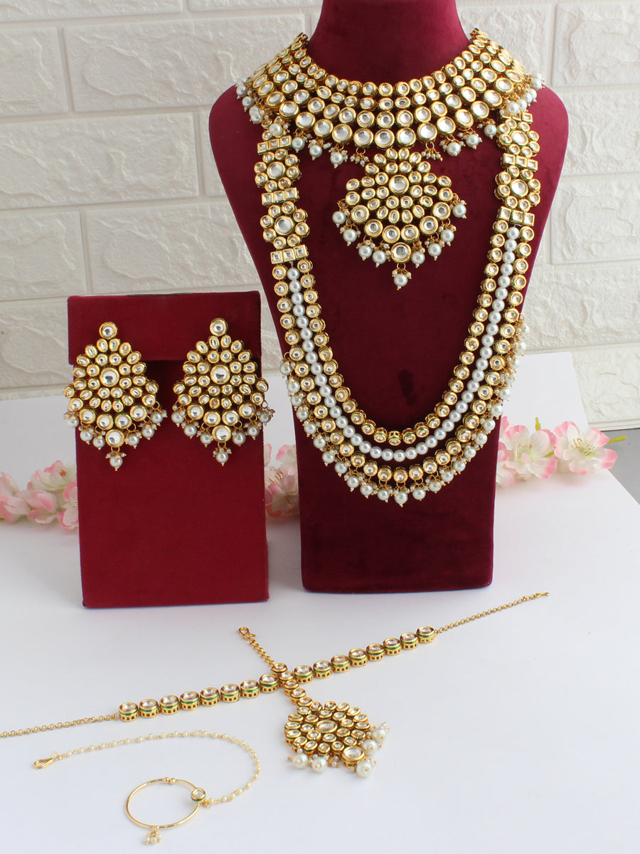 Disha Bridal Set-White