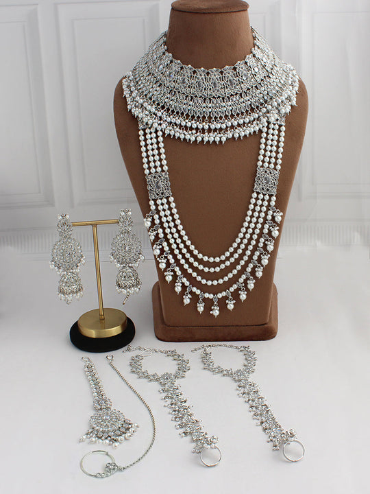 Shreya Bridal Set - silver