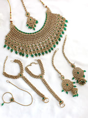 Mishaka Bridal Set-Green