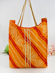 Patola Print Bag / Wedding Favors-Yellow