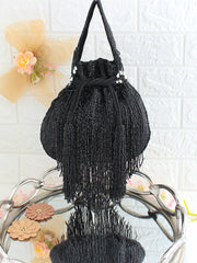 Tanisha Potli Bag-Black