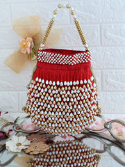 Poorva Potli  Bag - Red