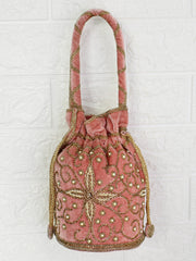 Gunjan Potli Bag-Pink