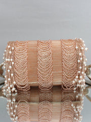 Elisha Hand Bag / Purse-Rose Gold