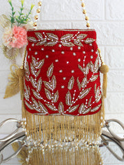 Zareen Potli Bag-Red