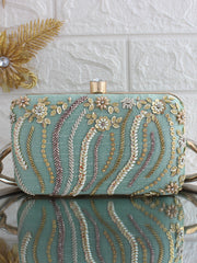 Samiya Clutch Bag-Mint Green