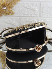 Riffat Clutch Bag-Black