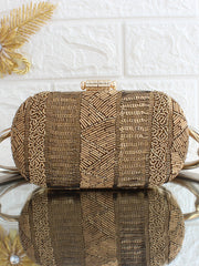 Raysha Clutch Bag-Antique Gold