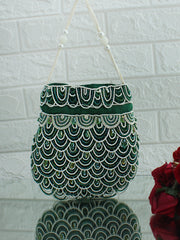 Navya Potli Bag-Green