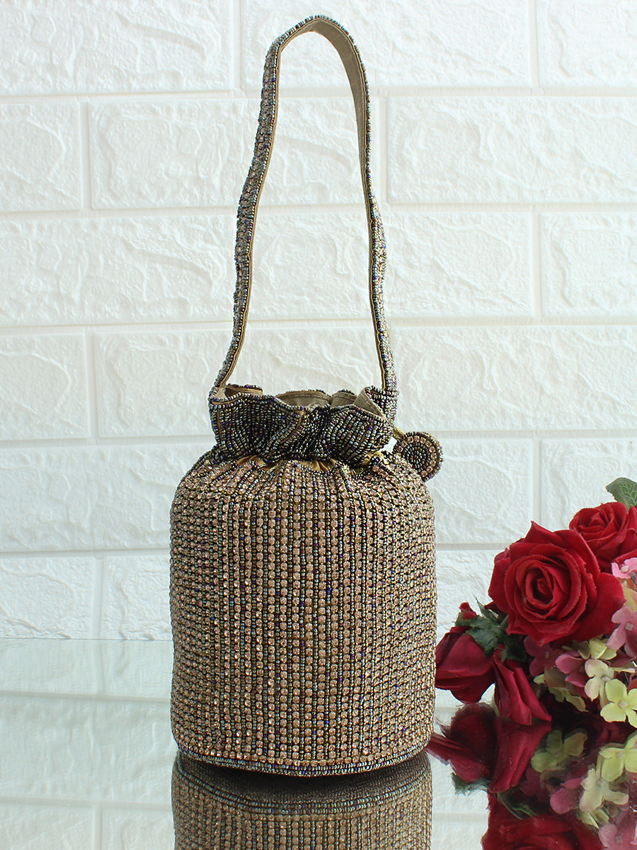 Ira Potli Bag-Antique Gold